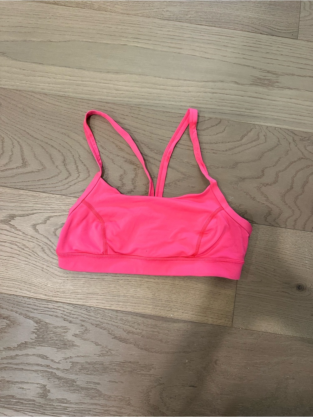 lululemon athletica Neon Pink Strappy Sports Bra